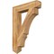 Ekena Millwork Balboa Arts & Crafts Rough Sawn Bracket, Western Red Cedar, 6"W x 32"D x 44"H BKT06X32X44BOA03RWR - alternate 1